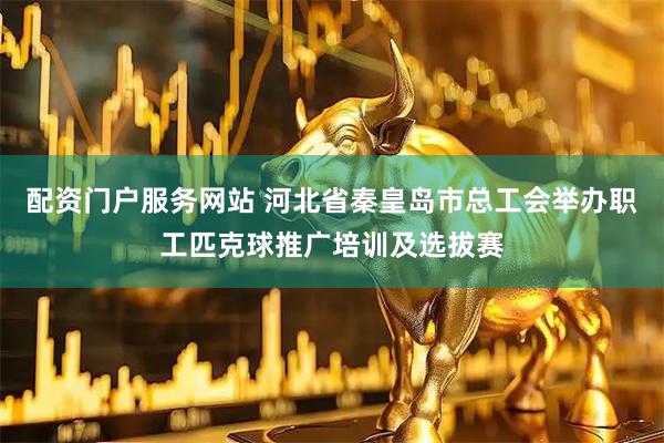 配资门户服务网站 河北省秦皇岛市总工会举办职工匹克球推广培训及选拔赛